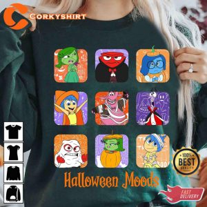 Disney Inside Out Characters Halloween T-Shirt
