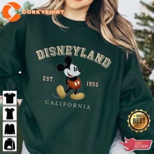 Disneyland 1955 Sweatshirt Mickey Mouse Shirt