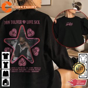Don Toliver Love Sick Rap Double Sided Unisex Gift For Fan T-Shirt