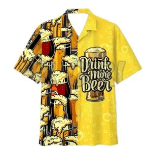 Drink More Beer Summer Hawaiian Shirt