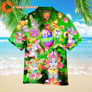 Easter Bunny The First Easter Day Hawaiian Shirt