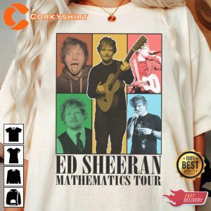Ed Sheeran Concert Mathematics Sheerios Tour Outfit T-Shirt