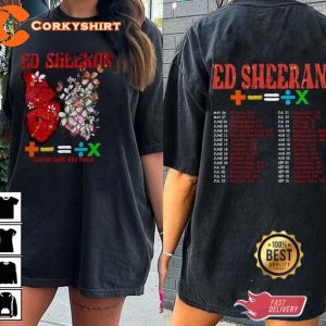 Ed Sheeran The Mathematics Tour Customized for True Fans Unisex T-Shirt