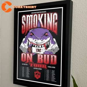 Errol Spence Jr Smoking On Bud Tour 2023 Wall Art Poster