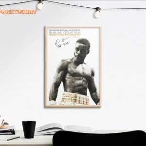 Errol Spence Jr The Truth Iron Fist Quote Signature Photo Print Poster