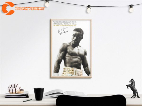 Errol Spence Jr The Truth Iron Fist Quote Signature Photo Print Poster