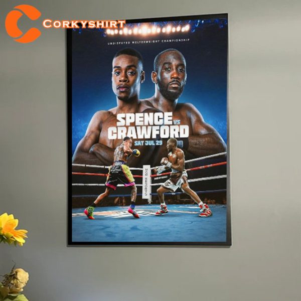 Errol Spence Jr Vs Terence Crawford 2023 Fans Club Poster