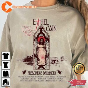 Ethel Cain Preachers Daughter Album Cover Designed T-Shirt