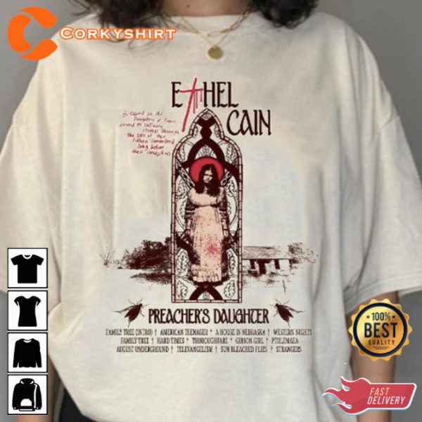 Ethel Cain Preachers Daughter Album Cover Designed T-Shirt