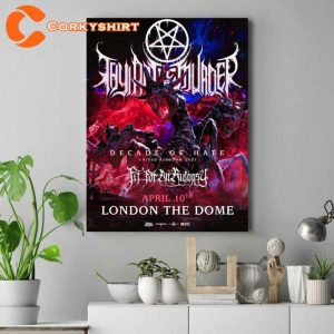 Event Thy Art Is Murder London The Dome Tour 2023 Wall Art Poster