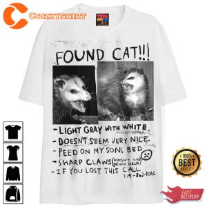 FOUND CAT T-SHIRT