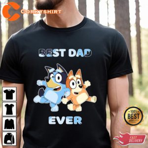 Family Matching Bluey Dad T-Shirt