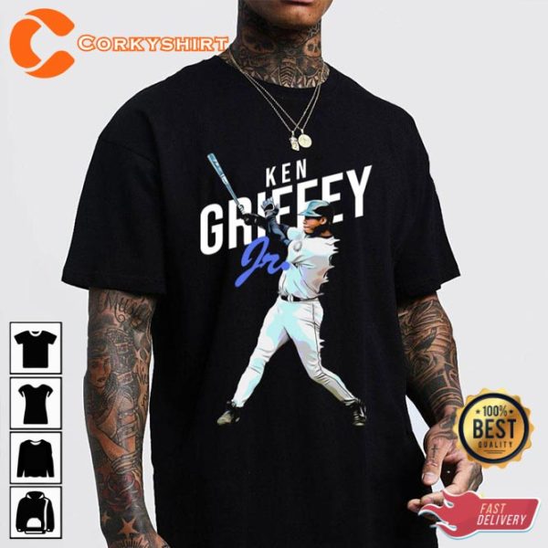 Fanart Ken Griffey Jr Ready Baseball Lovers Unisex T-Shirt