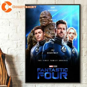 Fantastic Four 2025 Movie Home Decor Poster