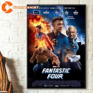 Fantastic Four 2025 New Movie Wall Art Poster