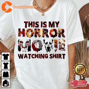 Film Fanatic Enthusiast This Is My Horror Movie Watching T-Shirt