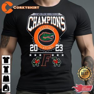 Florida Gators Team 2023 MenS College World Series Champions T-Shirt