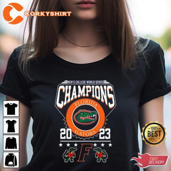 Florida Gators Team 2023 MenS College World Series Champions T-Shirt