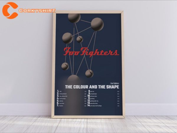 Foo Fighters The Colour And The Shape Album Cover Poster