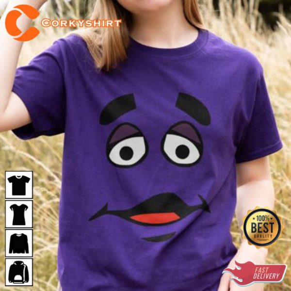 Funny Face Hbd Grimace Birthday Unisex T-Shirt