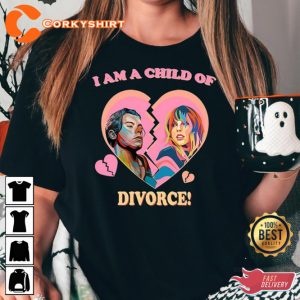 Funny Harry Styles I am a Child of Divorce Harloy Swiftie T-Shirt