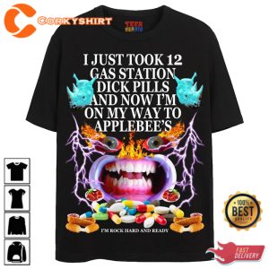 GAS STATION DICKPILLS T-SHIRT