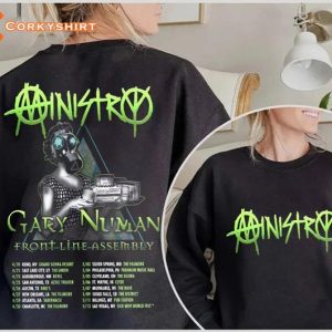 Gary Numan Ministry Band Touring In Spring 2023 T-Shirt