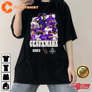 Geauxmaha Fighting Tigers Baseball Champion Unisex T-Shirt