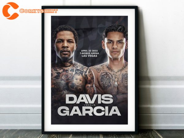 Gervonta Tank Davis vs Ryan Garcia Fight Poster Boxing Lover Gift