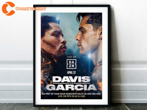 Gervonta Tank Davis vs Ryan Garcia Fight Poster Fans Tribute 202