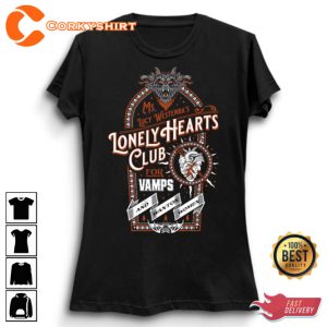 Gothic Romance Dracula Lovers Lonely Hearts Victorian Vampire Club T-Shirt