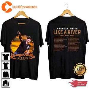 Granger Smith Like A River Farewell Tour 2023 Fan Gift T-Shirt