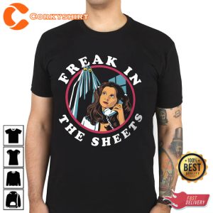HALLOWEEN FREAK IN THE SHEETS VINTAGE T-SHIRT