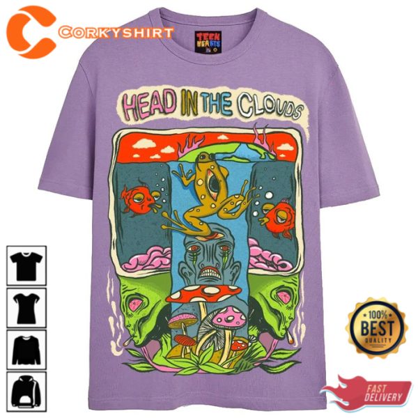 HEAD IN THE CLOUDS T-SHIRT