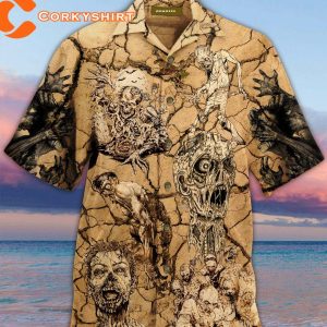 Halloween Amazing Zombies Hawaiian Shirt