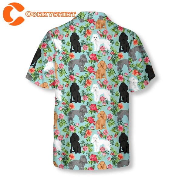 Hawaiian Poodle Shirt For Men Blud Hawaiian Shirt