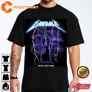 Heavy Metal Turbo Music Gandalf Metallica Unisex T-Shirt