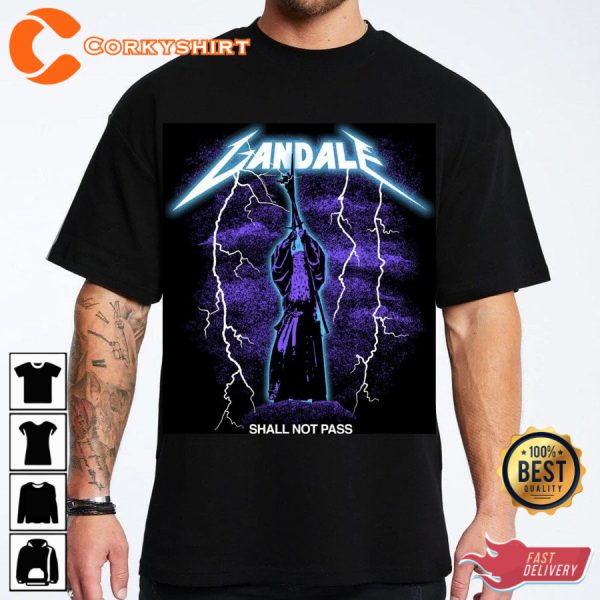 Heavy Metal Turbo Music Gandalf Metallica Unisex T-Shirt