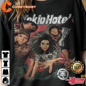 Hip Hop Streetstyle Tokio Hotel Band Music Concert 2023 T-Shirt