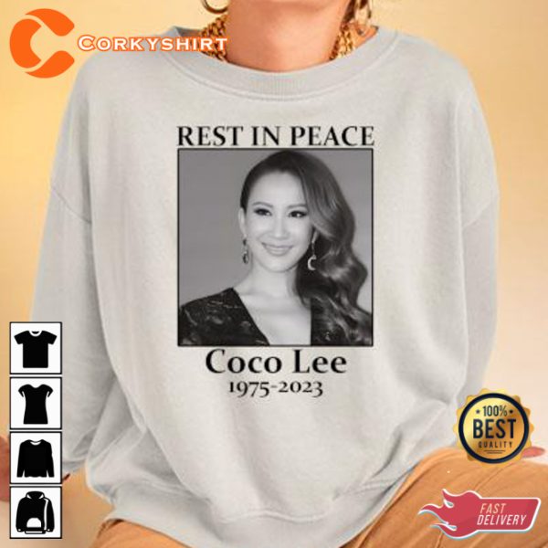 Hong Kong singer Coco Lee RIP Rest in Peace Memorial T-Shirt