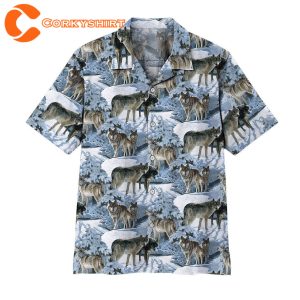 Howling Wolf Hawaiian Shirt