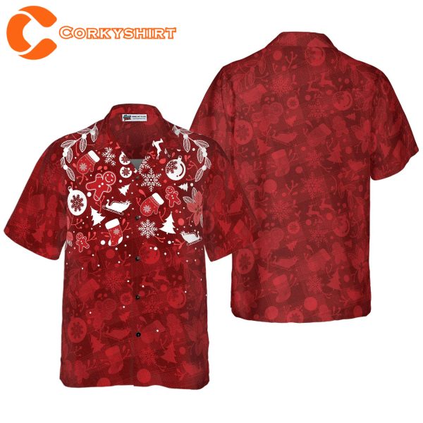 Hyperfavor Christmas Hawaiian Shirts For Men and Women