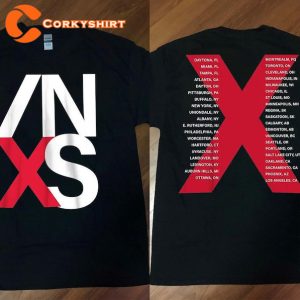 INXS X Factor Tour 1991 Rock Band Concert T-Shirt