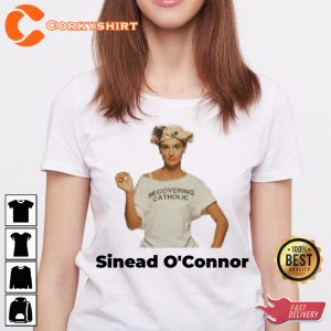 Irish Singer Sinead O Connor Unisex Sleeve T-Shirt