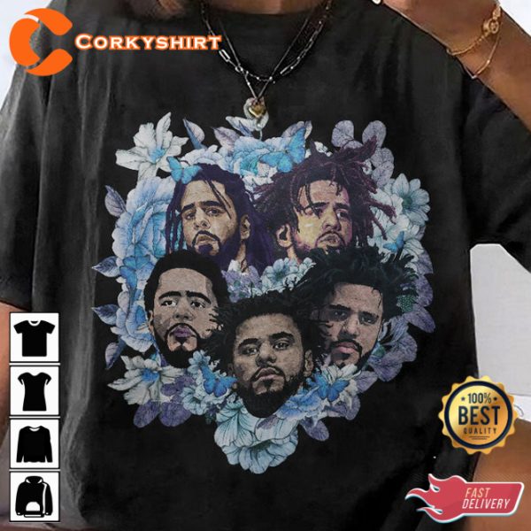 J Cole Floral Best Gift For Fans Unisex T-Shirt