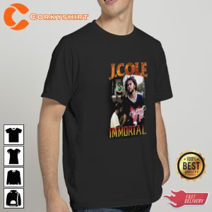 J Cole Immortal Unisex Fans Club Concert T-Shirt