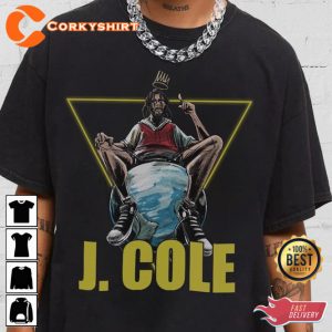 J Cole Streetwear Hip Hop Graphic Comic Rap T-Shirt