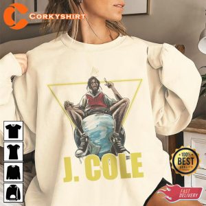 J Cole Streetwear Hip Hop Graphic Comic Rap T-Shirt