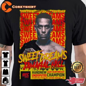 Jamahal Hill UFC 283 Champion Designed T-Shirt