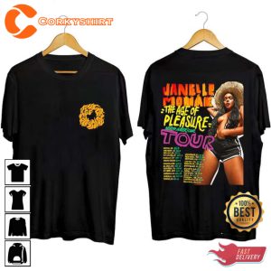 Janelle Monae The Age of Pleasure Tour 2023 Concert T-Shirt